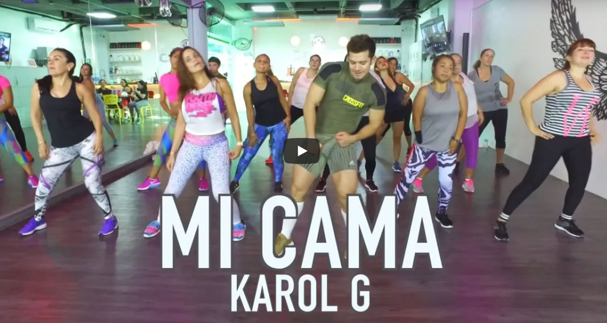 Mi Cama - Karol G by Cesar James Zumba Cardio Extremo Cancun